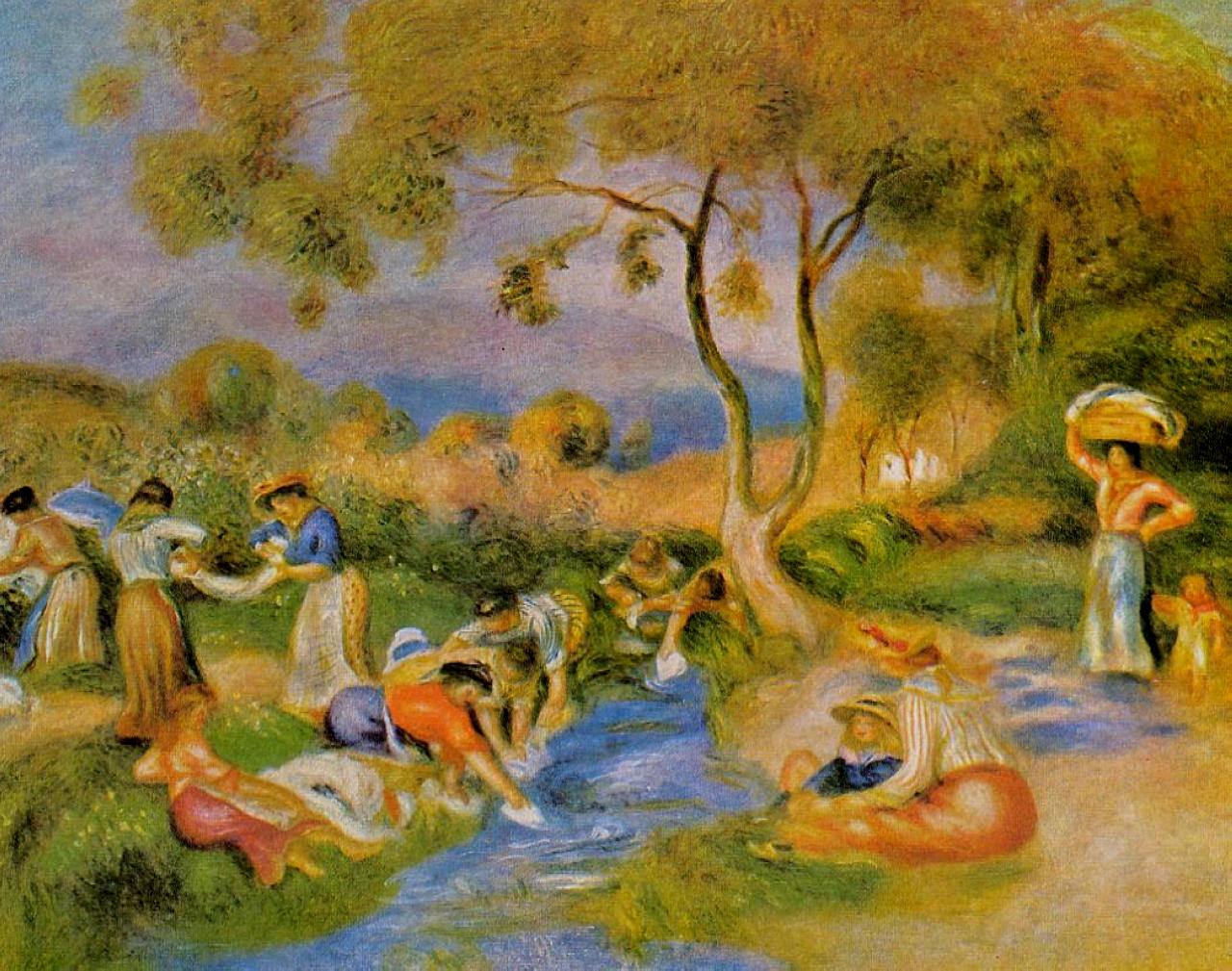 Laundresses at Cagnes 1912